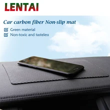 LENTAI 1 шт. карбоновый автомобильный ПВХ нескользящий коврик для Toyota C-Hr Corolla Seat Leon Ford Focus 2 Fiesta Ranger Mazda 3 6 CX-5