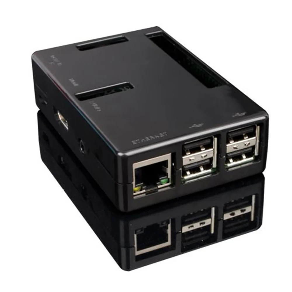 Durable Premium Black Case Boxes Raspberry Pi 2 Model B Case Cover
