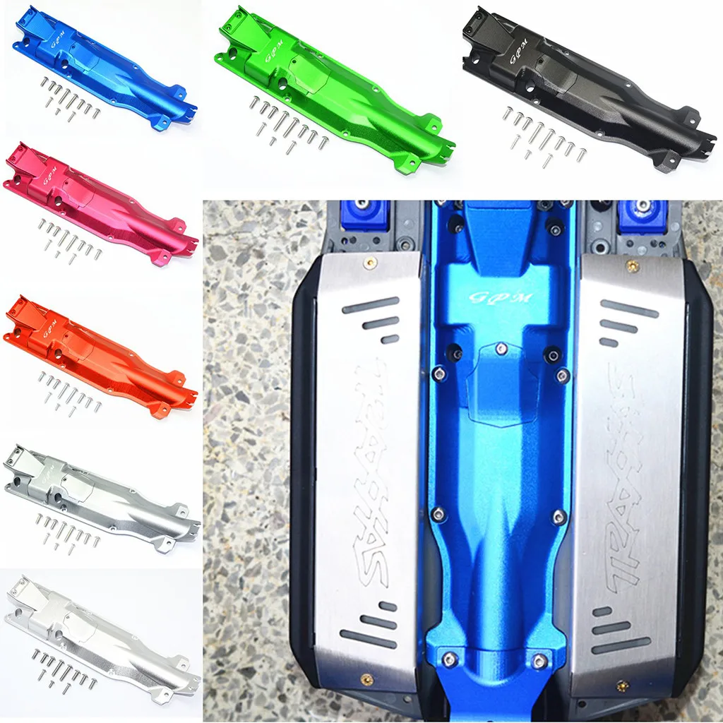 

Remote control car parts Alloy Middle Chassis Guard Plate Protective Cover for TRAXXAS E-REVO 2.0 86086-4 Accessories Z319