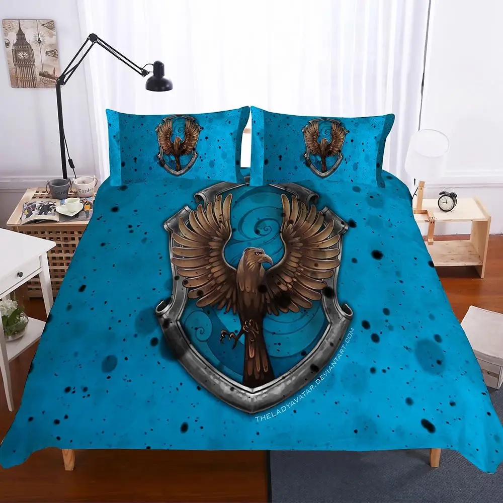 

Home Textiles 3PCS 3D Harry Potter Cartoon Design Digital Printing Bedding Set Duvet Cover Pillowcase Dropshippig