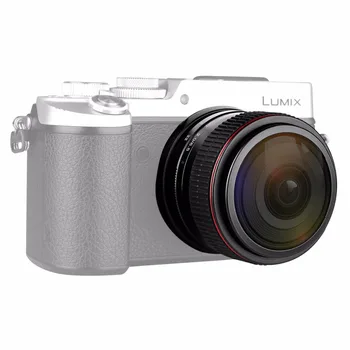 

Meike 6.5mm f2.0 Manual Wide angle Fisheye Lens APS-C for Panasonic Olympus micro 4/3 mount GH5 G7 GX7 TG5 TG6 EM10 mark II III