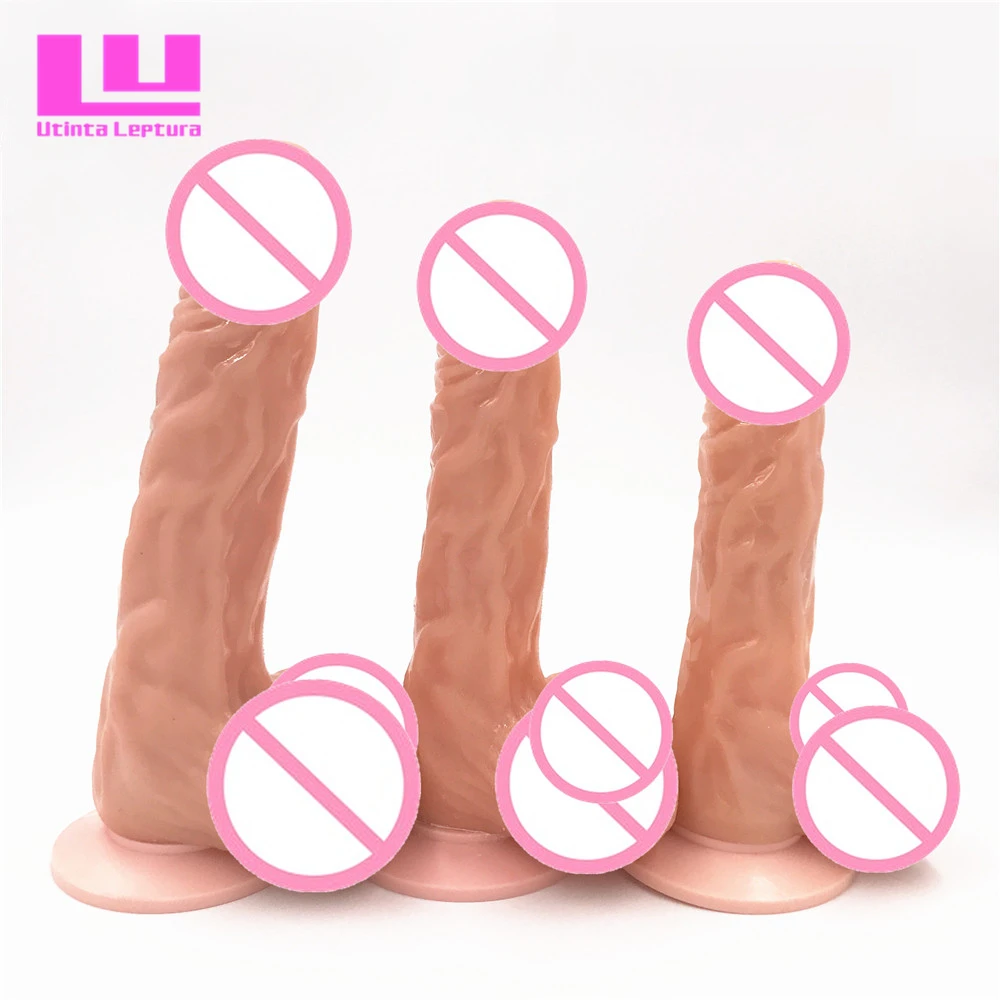 20.5CM Realistic Penis with Suction Cup Silicone Thick Huge Dildos Sex Toys for Woman Adult Products