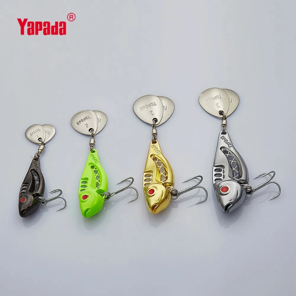 Рыболовные приманки YAPADA VIB 303 10 г/15 г/20 г/25 г тройной крючок + вращающиеся блестки 43