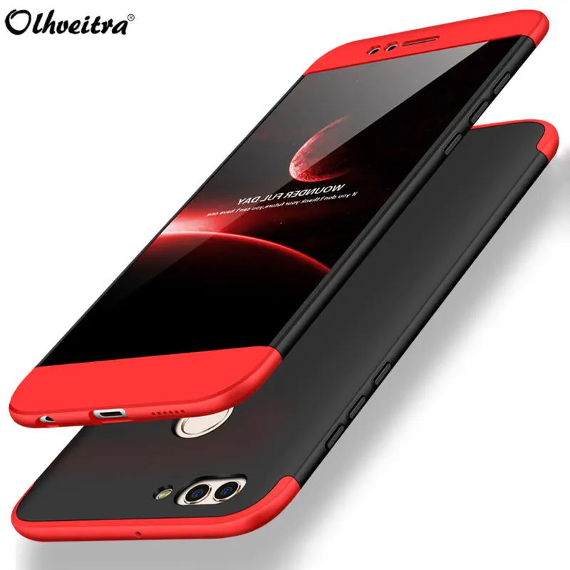 Case For Huawei Nova 2 Nova2 Plus Cover Original Protective Phone Housing Hard PC 360 Full Cases |