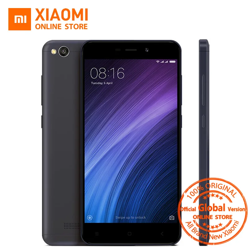 Цена за Глобальный vesion xiaomi redmi 4a 2 ГБ ram 16 ГБ 32 ГБ rom мобильный телефон Snapdragon 425 Quad Core CPU 5.0 Дюймов 13.0MP 3120 мАч Батареи Цена за Глобальный vesion xiaomi redmi 4a 2 ГБ ram 16 ГБ 32 ГБ rom мобильный телефон Snapdragon 425 Quad Core CPU 5.0 Дюймов 13.0MP 3120 мАч Батареи