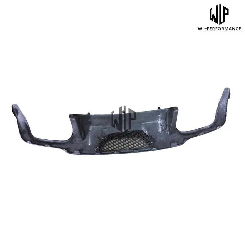 W204 High Quality Carbon Fiber Rear Lip Diffuser Car Styling For Mercedes-Benz C Class W204 AMG Car Body Kit 2012