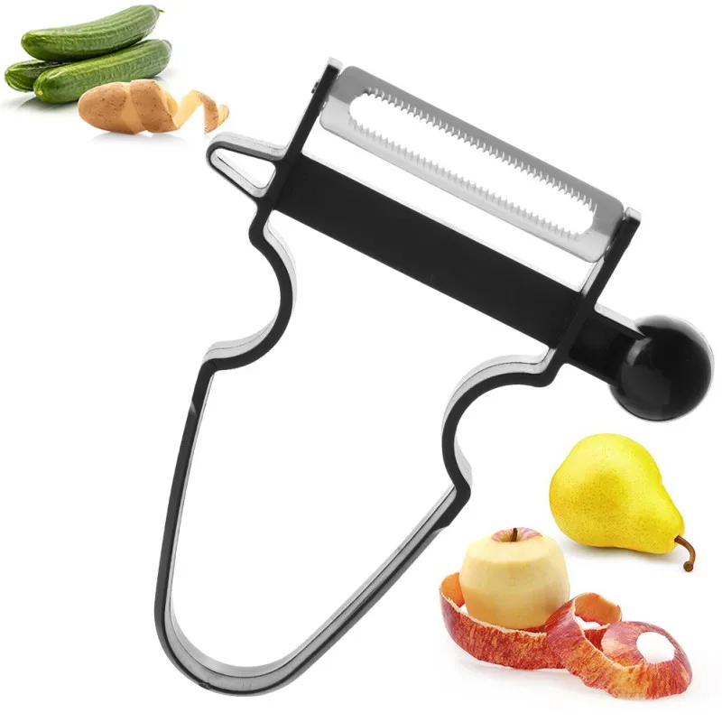 3 шт./компл. 3-в-1 очистители овощей и фруктов Slicer измельчитель, ножи для очистки от Sharp рукоять лезвием нож для нарезания соломкой инструменты Кухня обеденный бар