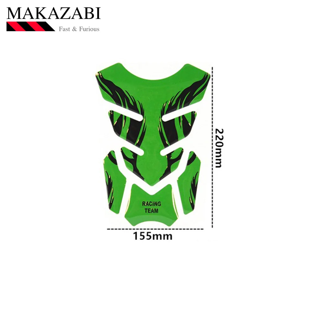 Мотоцикл 3D топливный бак Стикеры для YAMAHA FZ1 FZ6 MT-07 MT-09 MT-10 KAWASAKI ER-6N Z1000 Z750