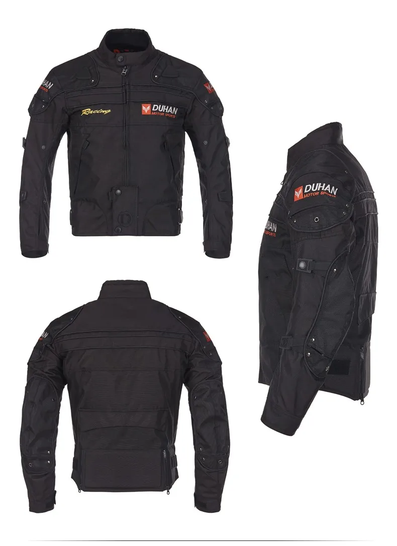 DUHAN зимний теплый ветрозащитный мотоциклетный костюм износостойкие брюки мотогонок куртка для мотокросса Jaqueta Masculina Motoqueiro