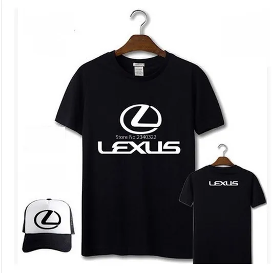 

for man woman 4S shop car fans clothes short-sleeved Lexus t-shirt short sleeve dress black T shirt inlude service caps