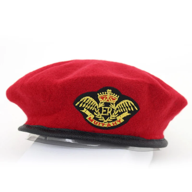 High Quality Wool Berets Fashion Army Cap Star Emblem Sailor Dance Performance Hat Trilby Chapeau For Men Women Unisex 6