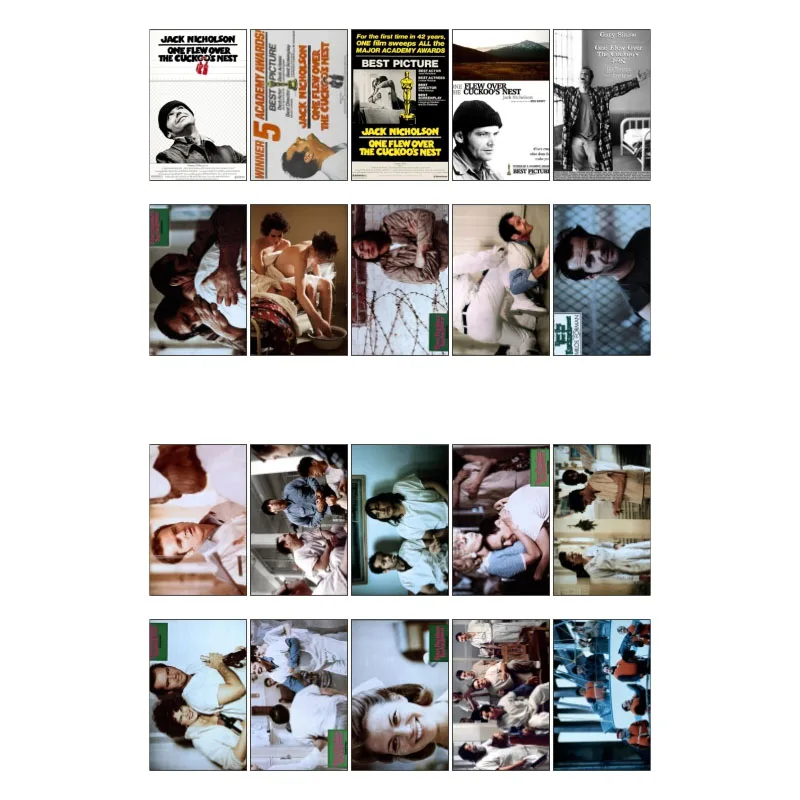 

1 PCS One Flew Over the Cuckoo's Nest Movie Theme Poster DIY Sticker Post It Decor Scrapbooking Planner Sluit Sticker Flakes