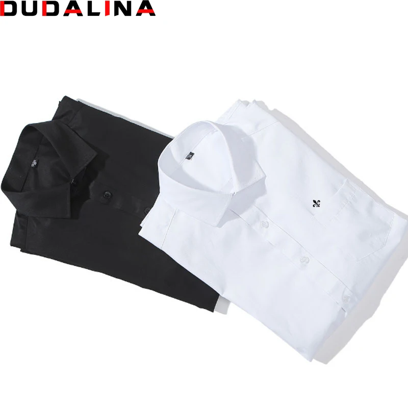 Dudalina Camisa мужские рубашки с длинным рукавом мужская рубашка брендовая одежда умный Повседневный тонкий крой Camisa Social Masculina Chemise Homme