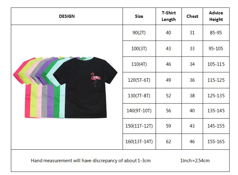 Футболки с круглым вырезом для маленьких девочек, с изображением фламинго, 3D, детские топы, футболки, детские футболки для мальчиков, короткие летние футболки