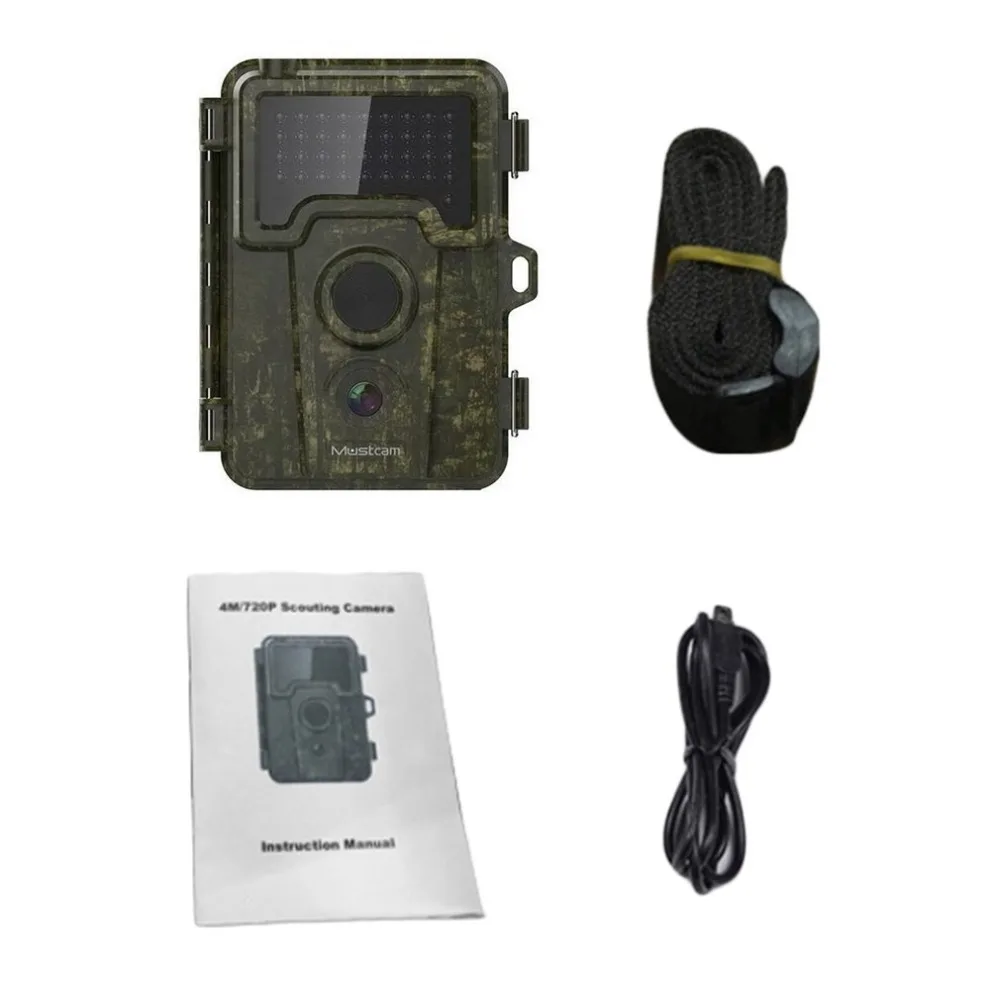 

DL01 Outdoor Hunting Camera Infrared Night Vision 2.4" Display Video Camera Waterproof 4MP 720P HD Wildlife Scouting Device