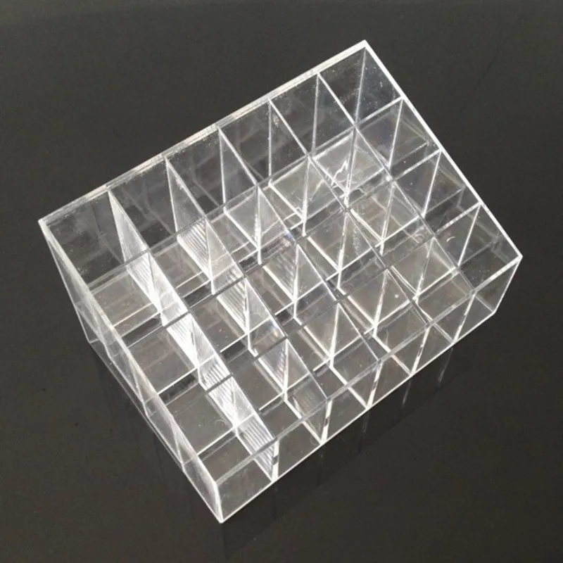 24 Grid Ring Necklace Bracelet Earrings Acrylic Jewelry Organizer Storage Box Holder Jewelry Accessories Packaging Display