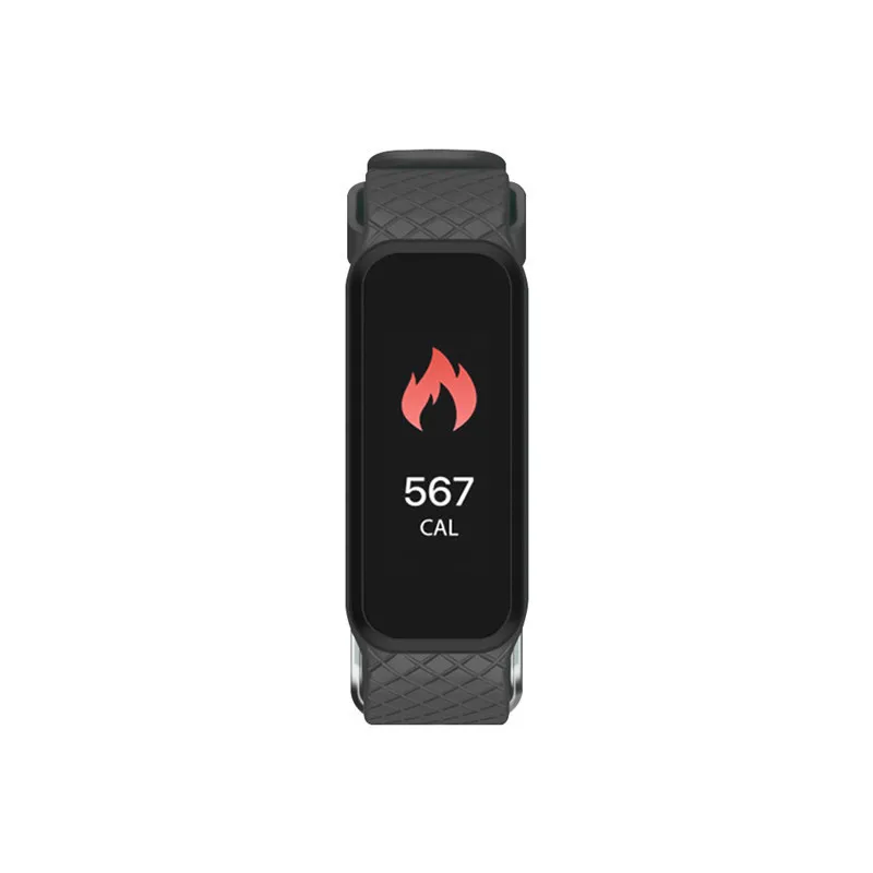 Newest Heart Rate Tracker Monitor Cardiaco Stappenteller Wristband Pedometer Color LCD Display Smart Sport Watch Bracelet
