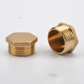 

free shipping 10 Pieces Brass 1/4" Male To 3/8" Female BSP Reducing Bush Reducer Fitting Gas Air Water Fuel Hose Connector