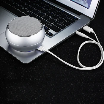 

Portable Bluetooth Speakers wireless speaker metal mini portable subwoof sound with Mic TF card AUX MP3