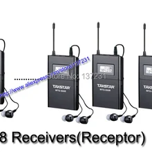 Новинка 48 шт./лот Takstar WTG-500 с одним приемником(включая наушники) беспроводной гид системы рецептор с наушниками в ухо