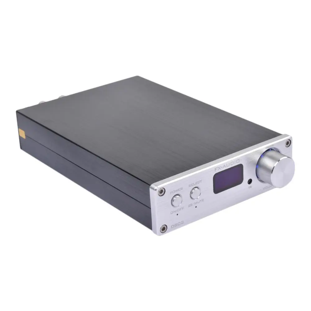 

FX-Audio D802 2x80W Remote Control Input USB/ Coaxial/ Optical HiFi 2.0 Pure Digital Audio Amplifier 24Bit/ 192KHz OLED Display