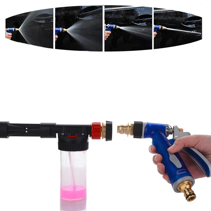US $21.62 Portable Zinc Alloy Adjustable Garden Hose High Pressure Pistol Car Water Gun Nozzle Garden Hose Car Wash Pistol Garden Tools