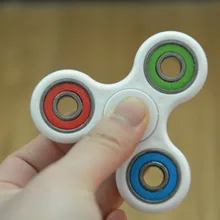 9 Colors Tri-Spinner Fidgets Toy Plastic EDC Sensory Fidget Spinner For Autism and ADHD Kids/Adult Funny Anti Stress Toys