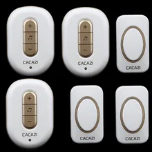 3 передатчик+ 3 Приемник Беспроводной Дверной Звонок С Дистанционным Управлением Musical 48 Tunes Digtal doorchime