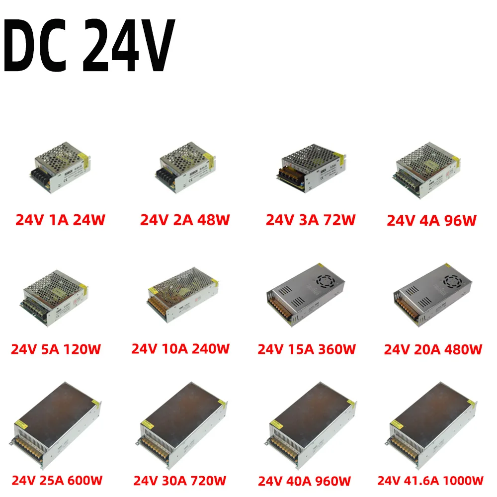 AIFENG Lighting Transformers DC 5V 12 V 24V 48V Power Supply dc12v 1A 2A 3A 4A 5A 6A 8A 10A 15A 20A 30A LED Driver Power Adapter