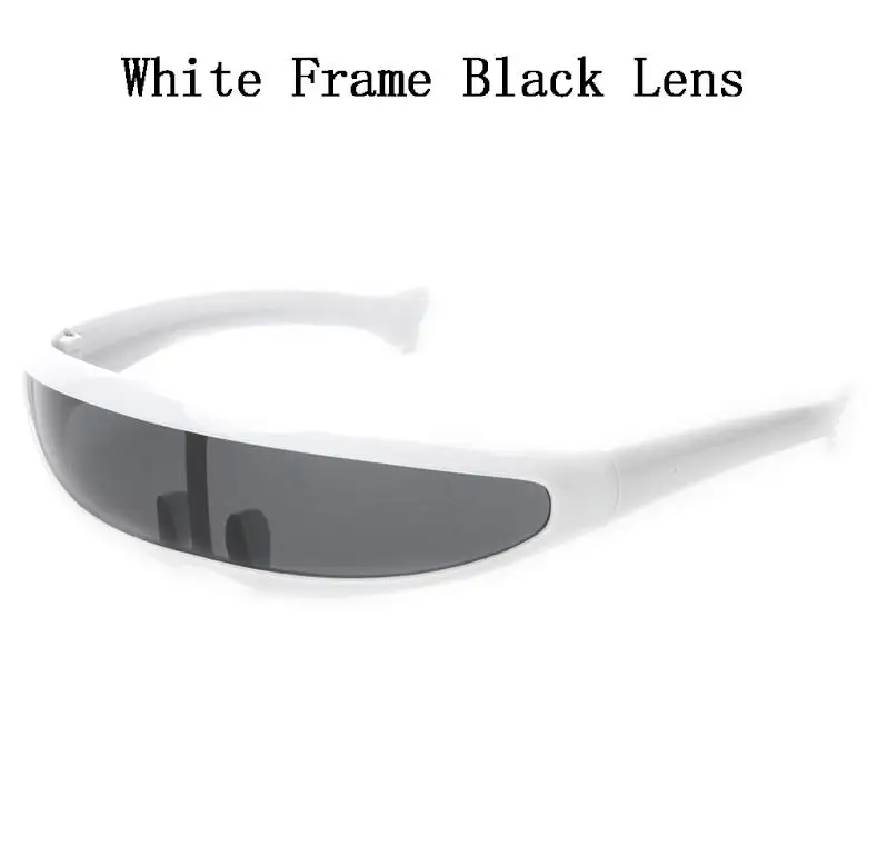 Модные Science Fantasy Солнцезащитные очки женские мужские очки забавные 1 шт тени очки дамские Gaga вечерние бар клуб очки для диджея UV400 L2 - Цвет линз: 1