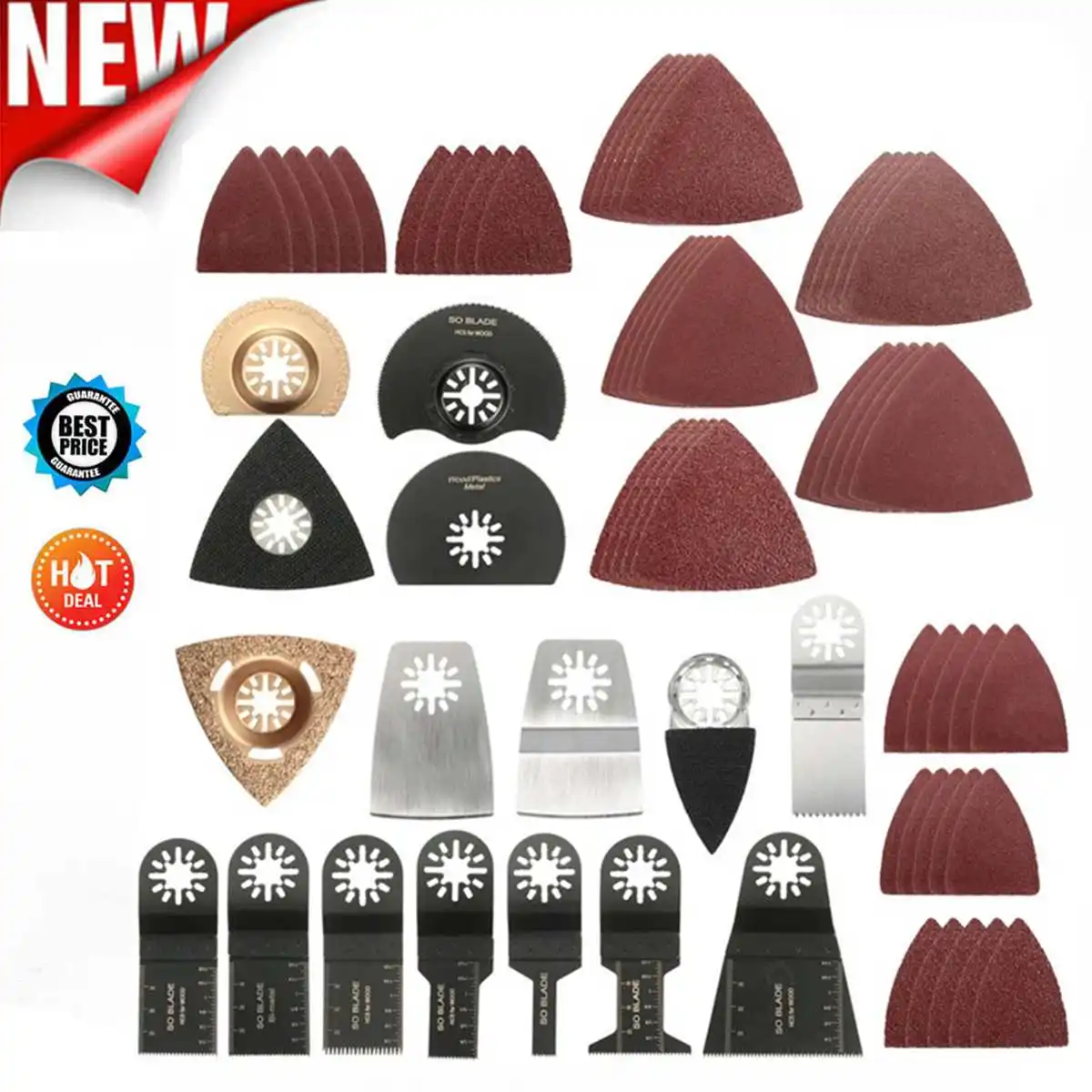

66pcs Mix Oscillating Multitool Saw blade for FEIN BO.SCH Dremel Makita Multitool