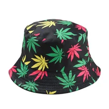 Helisopus принт "Кленовый лист" в рыбацком стиле Кепки для Для мужчин и Для женщин модные туфли на плоской подошве, Уличная обувь, защита от солнца Кепки уличных танцев хип хоп танца Шапки