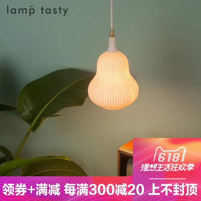 

Japanese character bedroom bedside tatami study bar restaurant Brass Handcrafted ceramic pendant light