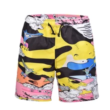 Watermonkey плавки мужские плавки пляжные Essential мультфильм Для мужчин Плавание одежда Купальные костюмы дропшиппинг