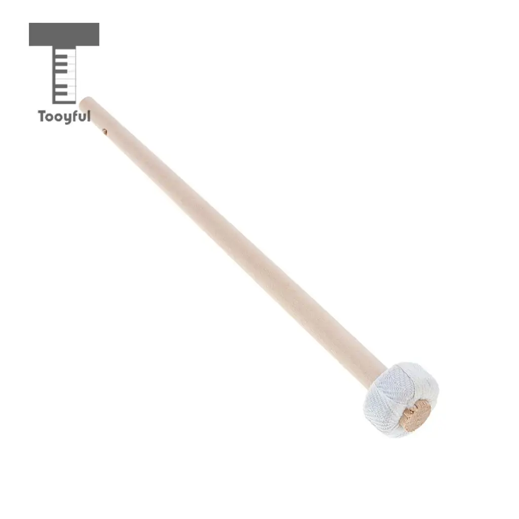 1pc Solid Wooden Drumstick Cymbal Chinese Gong Mallet Hammer Stick Drumstick Percussion Instrument Accessories 25cm
