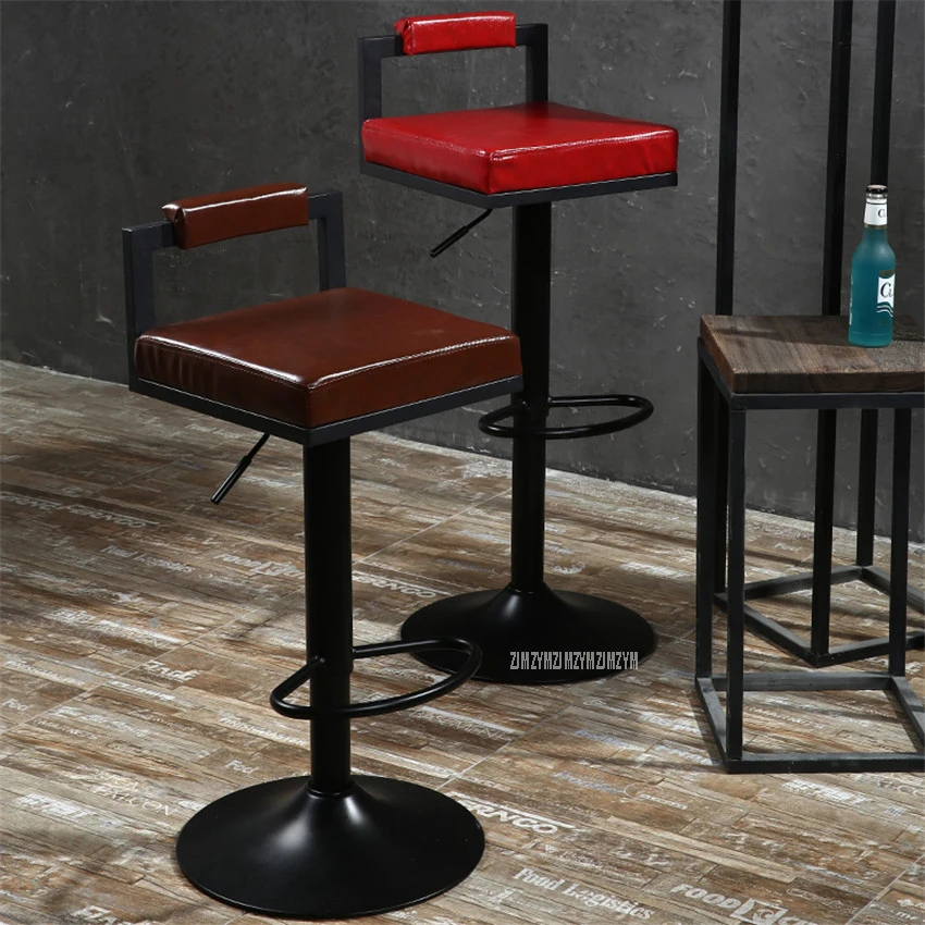 10 Цвета современные поворотный барный стул регулируется по высоте барный стул с подножкой пневматические Кофе счетчик обеденный паб стул