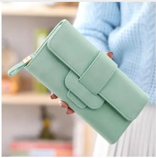 1347-1 green Модный женский кошелек, кошелек, держатель для карт, женский клатч, Длинный кошелек, много карт, роскошный дизайн, женские кошельки для монет - Цвет: 1347-1 green