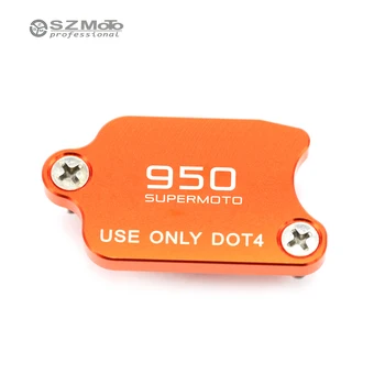 

For KTM 950 SUPERMOTO 2005-2007 06 Rear Brake Cylinder Cover Reservoir Motocycle Accessories Oil Fluid Cap Tank Cup LOGO Orange