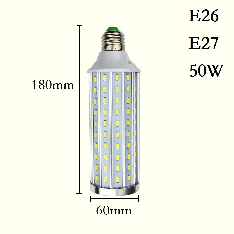 E27 E26 E39 E40 12 Вт 18 25 30 45 50 60 80 5730 SMD светодиодная лампочка с Cree чипом освещенности 110 В
