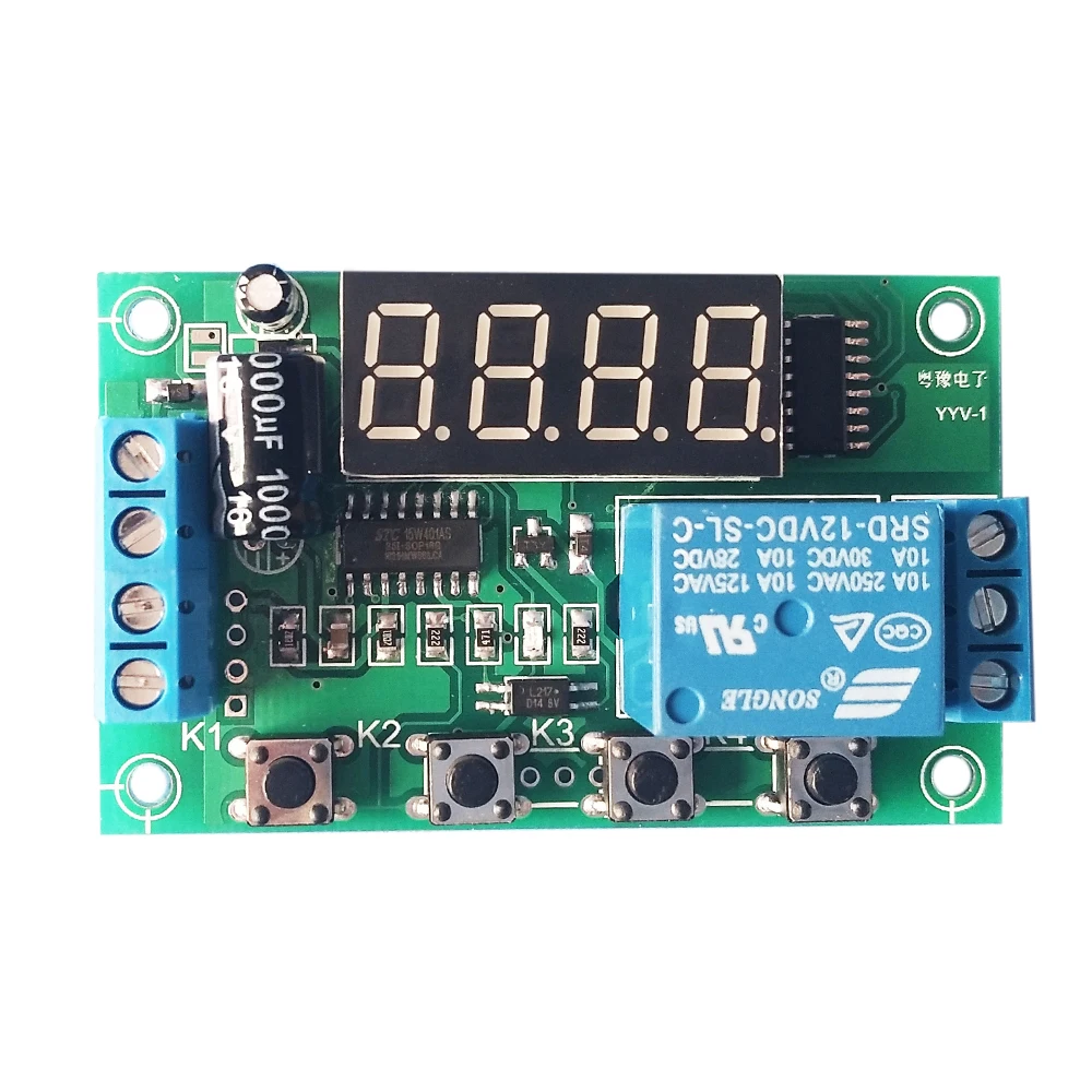 DC 12V модуль управления переключателя зарядки и разрядки монитор напряжения модуль управления платы с верхний и нижний предел тревоги