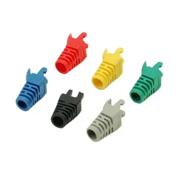 

PROMOTION! 50pcs RJ45 Network Cable Plug Boots Cap New(Electronics)