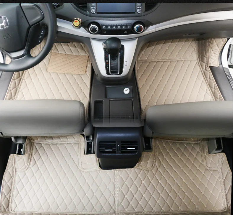 High end custom car floor mats for Honda 2012 2016 CRV LHD All 3D liner