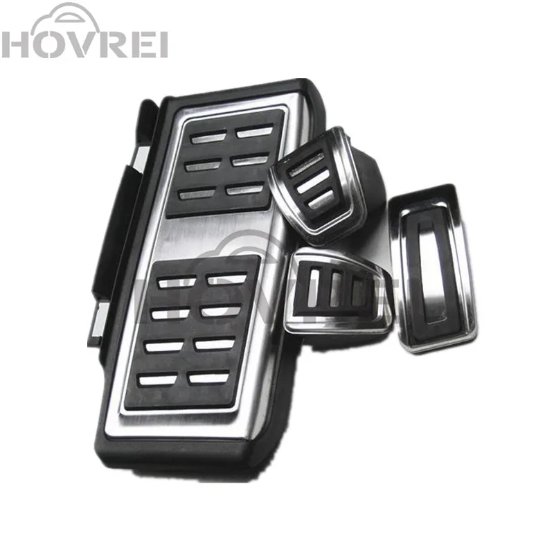 

MT AT Aluminum alloy car pedal foot rest pedals Plate Cover For Volkswagen VW Golf 7 MK7 GTI Skoda Octavia A7 Rapid