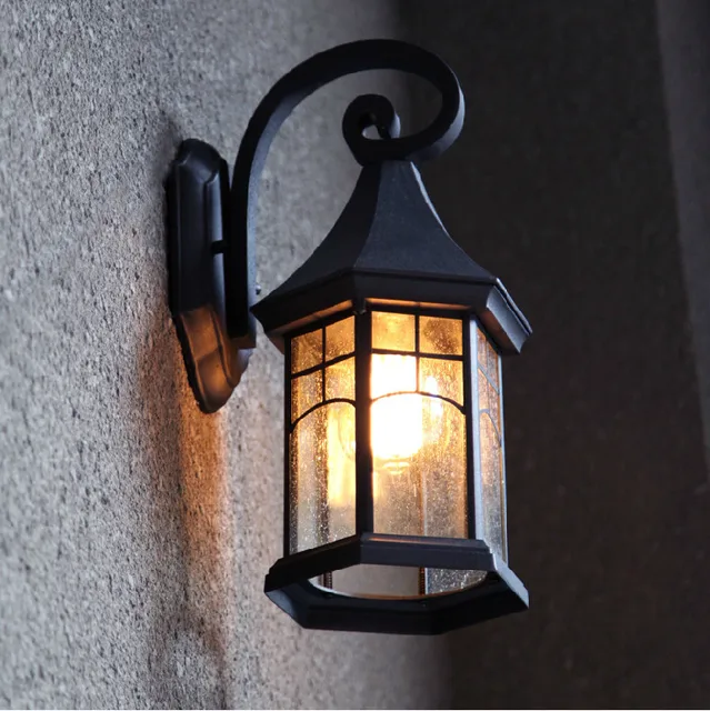 Vendimia pared exterior impermeable lámparas moda luces de jardÃn iluminación exterior americana balcón apliques escalera.jpg 640x640.jpg
