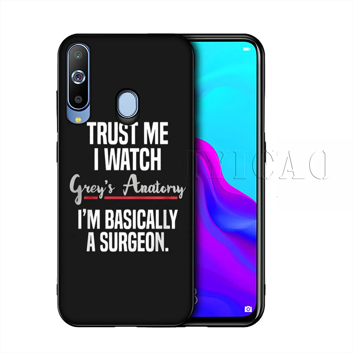 IYICAO greys anatomy хит продаж силиконовый мягкий чехол для Samsung Galaxy A10 A30 A40 A50 A70 M10 M20