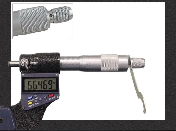 0-75 мм 0,001 точность цифровой дисплей микрометр Калибр резьбы резьба Вне микрометр стаи