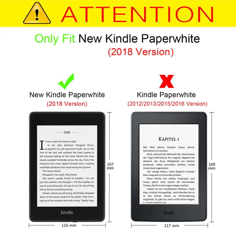 Чехол для Amazon Kindle Paperwhite выпуск " читалка TPU+ чехол из искусственной кожи чехол для Kindle Paperwhite 4 10-го поколения