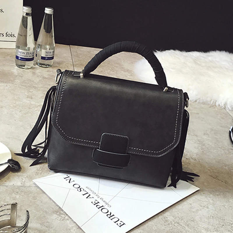 

2016 Woman Bag PU Leather Handbag Fashion Composite Bag 3 Color Popular Ribbon Women Shoulder Bag for Young Girl Bolsas XA1102B