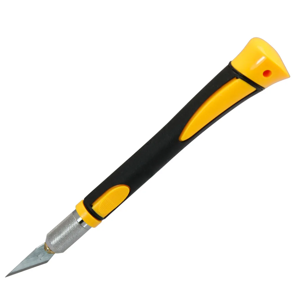Роскошная ручка лезвия с 11 шт. SK5 лезвия для резьбы по дереву инструменты фрукты еда ремесло скульптурный гравировальный нож Ручные инструменты