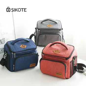 

SIKOTE Oxford Lunch Bag Portable Insulation Lunch Box for Picnic Cooler Thermal Bags for Student Women Lunch Bags Sweet Style